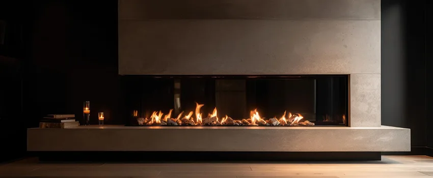 Gas Fireplace Ember Bed Design Services in Pasadena, California